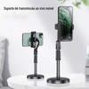 Suporte de mesa para microfone de celular, suporte para transmissão ao vivo, disco de plástico, levantamento, treme, mão rápida, âncora, uma geração de cabelo