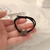 Ins Coreano Celebridad de Internet Sencillo Combinación Total Cabeza Pedrería Aleación Letra H Pedrería para el Cabello Pedrería para el Cabello Bola de Pedrería Anillo para el Cabello Accesorios para el Cabello Tocado