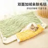 Manta para pet, manta para gato, tapete de dormir para todas as estações, tapete de algodão para dormir, ninho de gato, tapete quente de inverno para gato, tapete para cachorro