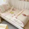 2025 Nuevo Estilo Algodón Puro Estampado Dormitorio Estudiantil Litera Sábana Bajera Individual 90X200Cm Sábana Bajera Individual