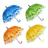 Guarda-chuva Transparente, Guarda-chuva de Chuva Transparente, Cabo Reto, Cabo Longo, Branco Transparente, Guarda-chuva de 8 Varetas, Guarda-chuva Fosco, Guarda-chuva com Logo Personalizado