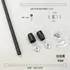 Barandillas de armario de aleación de aluminio engrosadas, estanterías para libros, barandillas anticaída y barras de cerramiento, el fabricante puede personalizar la longitud