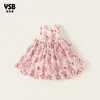 [Colección de Vestidos de Princesa] Vestido de Fiesta de un Año para Niñas Yingsibo, Vestido de Verano, Vestido Abullonado Estilo Coreano para Niñas