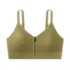 Chaleco deportivo con cremallera frontal para correr y fitness, reductor de busto grande, comercio exterior transfronterizo, sujetador deportivo a prueba de impactos, cómodo, anti-flacidez
