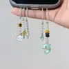 Nuevo Colgante de Borla con Cuentas de Mariposa y Delfín Estilo Chino, Moderno y Versátil para el Viaje Diario, Cadena para Teléfono Única y Creativa