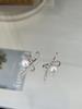 Brincos de Laço com Pérolas, Design Exclusivo, Brincos de Luxo, Novo Estilo Popular, Presilhas de Orelha Únicas, Acessórios de Orelha da Moda