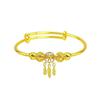 Joia Banhada a Ouro Filtro dos Sonhos Pulseira para Mulheres, Pulseira Ajustável, Pulseira que Não Desbota, Pulseira de Contas da Sorte Ouro Imitação, Atacado