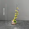Decoração de Apresentação de Pratos de Restaurante de Hotel com Flores e Plantas, Decoração de Bandeja de Sashimi e Frutos do Mar, Guarnição de Sushi Japonês, Enfeites Criativos