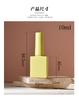 Nova garrafa quadrada de esmalte 10ml uma garrafa de cor escura garrafa de esmalte cor tampa de cor para unha