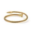 Pulsera de alambre de acero con clavos nueva, directa de fábrica, joyería de metal de acero inoxidable con personalidad simple europea y americana