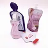 Bolsas de Empaque de Alimentos de Fábrica Bolsas Autosoportantes al Vacío Bolsas con Cierre Zip para Jugos Bolsas de Plástico con Boquilla para Gelatina