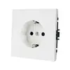 Enchufe Schuko Estándar Europeo Ce Transfronterizo Interruptor de Pared Estándar Europeo Interruptor de Pared Enchufe de PC 16A 250V