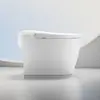 Vaso Sanitário Inteligente Automático Completo All-In-One com Tampa Flip-Top, Escudo de Espuma Embutido, Sem Limite de Pressão de Água e Descarga Silenciosa
