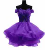 Comercio Exterior Europeo y Americano Nuevo Vestido de Bola de Malla Corto de un Hombro Lujo Ligero Nicho Boda Gasa Vestido de Novia