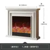 Móvel de TV com Lareira Estilo Francês e Chama Eletrônica Simulada para Aquecimento de Sala de Estar, Armário Decorativo Moderno Minimalista de Alto Padrão para Pousadas de Luxo