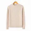 Suéter de Mujer Otoño Invierno Nuevo Estilo Tejido Felpa Capa Base Madre Holgado Elegante Cuello Semi Alto