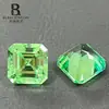 Wuzhou Gema Cultivada Verde Menta Pedra Solta Safira Regenerada Experimental Redonda Gota d'Água Em Forma de Coração Forma Especial Método Tila