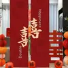 Conjunto de Decoração para Quarto de Casamento, Cortinas para Sala de Estar, Decorações de Casamento, Tecido Pendurado Longo com Palavras Felizes, Guirlanda 3D de Borboletas para Quarto