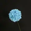 Flor de Hortensia Artificial Redonda Completa de Rama Única Paleta Decoración de Piso para Arco de Salón de Bodas Flor de Hortensia Artificial Decoración de Pared Flor