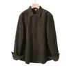 Camisas de Algodón para Hombre Dongyu Transfronterizas, Unisex, Estilo Pareja, Corte Holgado, Retro, Modernas, Camisas Casuales para Hombre al por Mayor