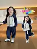 Conjunto Deportivo para Niñas Primavera y Otoño 2026 Nuevo Atuendo de Otoño para Niños Sudadera con Capucha Sudadera Casual para Bebé Conjunto de Dos Piezas
