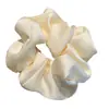Nuevo Set de Scrunchies de Intestino de Cerdo Satinado de Alta Gama, Cuerda para el Cabello Estilo Coreano, Flor de Cabello Plisada, Goma Elástica, Diadema, Accesorios para el Cabello, Cuerda para el Cabello