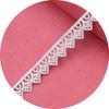 Fábrica 2cm unilateral hueco seda de leche encaje soluble en agua bordado encaje accesorios decorativos para vestido de novia de mujer