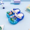 Desgaste exterior flash fresco suela gruesa antideslizantes agujero luminoso zapatos de dibujos animados Nezha Bestia Encantada Moda Baotou Pantuflas