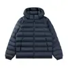 Chaqueta de algodón acanalado de dopamina de nailon para hombre, abrigo cálido de invierno, estilo coreano simple, chaqueta de algodón con capucha, abrigo de pan para transmisión en vivo, talla grande