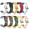 Pulseira de relógio de silicone personalizada de 22MM com padrão de favo de mel, design bicolor, adequada para Huawei iWatch
