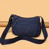 Nueva bolsa de dumplings de gran capacidad con múltiples compartimentos para comercio exterior transfronterizo, bolso de hombro casual versátil, bolso cruzado simple para salir