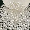 8mm Pérola Falsa Barroca Irregular Redonda Plana Contas DIY Pulseira Corrente de Celular Acessórios Enfeites Acessórios para Miçangas Celebridade da Internet