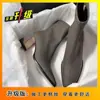 Moda Nova Outono e Inverno 2025 Botas de Salto Alto Estilo Francês Elásticas Tamanho Grande Estilo Coreano Simples Versátil Botas Curtas da Moda