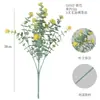 Cientos de Populares Ramilletes de Eucalipto Artificial para Patios Exteriores y Jardines, Arreglos Florales, Decoración Suave, Paisajismo, Plantas Verdes Simuladas, Flores Artificiales
