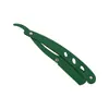 Popular Navalha Antiga de Aço Inoxidável 3 Furos Navalha Manual Faca de Barbeiro Faca de Barbear para Rosto Faca de Barbear para Cabelo