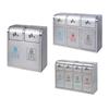 Clasificación de basura de acero inoxidable para interiores y exteriores, caja, propiedad, ventas de centro comercial, metro, saneamiento, interior y exterior, tubo Peel