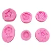 Molde de Silicone Flor Camélia Girassol Borboleta Orquídea DIY Aromaterapia Gesso Vela Resina