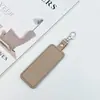 Llavero de Lipstick Colorido Estilo Coreano con Estuche de Cuero para Viajes al Aire Libre, un Solo Labial o Brillo de Labios, Múltiples Colores Disponibles, Bolsita de Almacenamiento