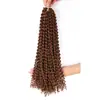Peluca de trenza de fibra química africana europea y americana trenza sucia de resorte 18 pulgadas Trenza Passion Twist cabello de ganchillo agua
