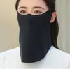 Máscara de Proteção Solar Longa Verão Proteção Rosto e Pescoço Leve Fashionável Respirável Grande Pele de Gelo Sensação Fresca Protetor Solar Ciclismo Escudo Facial
