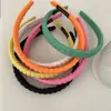 Nueva Diadema de Esponja para Lavado Facial de Color Caramelo Accesorios para el Cabello Diadema Rejilla de Burbujas