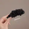 Presilha Banana de Rede para Rabo de Cavalo Alto, Presilha de Cabelo para Cabelos Finos, Piranha Elegante para a Nuca, Presilha Vertical Pequena para Mulheres, Acessório de Cabelo