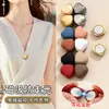 Camisa transfronteriza con cierre magnético fuerte en forma de corazón para asegurar puños, pañuelos para la cabeza, bufandas de seda y chales; cierre magnético para prevenir la exposición del cuello