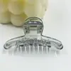 Accesorios de Pinzas para el Cabello Transparentes Azul Grisáceo de Tamaño Mediano Estilo Coreano, Pinza Base Transparente Gris de Tamaño Mediano Unisex para el Cabello