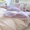 Edredón más funda de edredón un juego completo de ropa de cama de seis piezas para dormitorio de estudiantes de primavera y otoño con núcleo de edredón núcleo de almohada cama nuevo