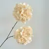 Flores Artificiales de Alta Gama, Hortensia Doble Realista, Arreglo Floral para Pasillo de Boda Humedecido a Mano, Accesorios para Fotografía, Flores Falsas