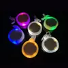 Colar Starlight de 8 Luzes com Concha Branca de LED, Pingente/Etiqueta Brilhante, Múltiplas Opções de Cores para as Luzes, 3 Funções de Pisca