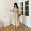 Vestido Básico de Camisa Outono Inverno Feminino 2026 Novo Estilo Petite High-End Francês de Comprimento Médio
