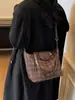 Bolso de Tote Versátil a Cuadros para Mujer 2026 Otoño e Invierno Nuevo Estilo Bolso de Mano de Gran Capacidad para Viajes Diarios Bolso de Hombro Único Bolso Cruzado