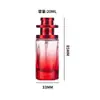 Frasco de Perfume de Vidro Colorido 30ml Frasco Portátil para Dispensar Perfume Frasco de Amostra de Vidro Frasco de Perfume com Spray de Pressão